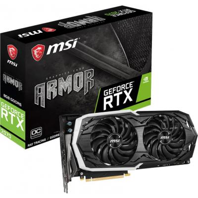 Видеокарта MSI GeForce RTX2070 8192Mb ARMOR OC (RTX 2070 ARMOR 8G OC) Фото: Видеокарта MSI GeForce RTX2070 8192Mb ARMOR OC (RTX 2070 ARMOR 8G OC)