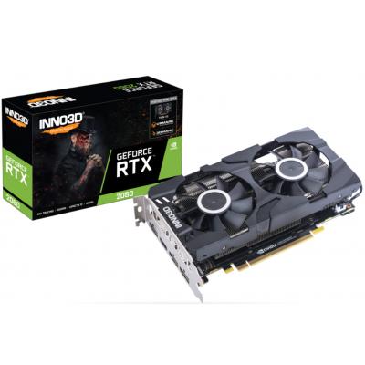 Видеокарта INNO3D GeForce RTX2060 6144Mb Twin X2 (N20602-06D6-1710VA23) Фото: Видеокарта INNO3D GeForce RTX2060 6144Mb Twin X2 (N20602-06D6-1710VA23)