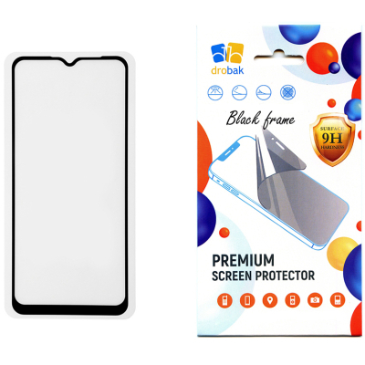 Стекло защитное Drobak Xiaomi Redmi A1 / A1+ / Poco C50 (Black) (505090 (505090) Фото: Стекло защитное Drobak Xiaomi Redmi A1 / A1+ / Poco C50 (Black) (505090 (505090)