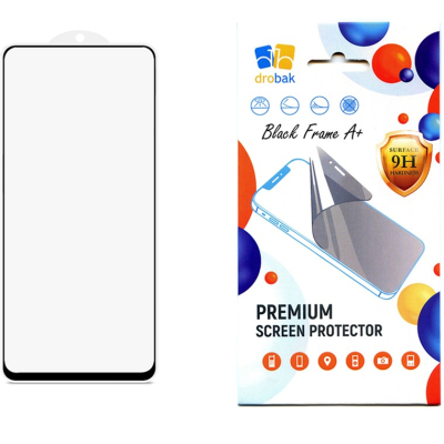 Стекло защитное Drobak Tecno Camon 19 Neo Black Frame A+ (535318) (535318) Фото: Стекло защитное Drobak Tecno Camon 19 Neo Black Frame A+ (535318) (535318)