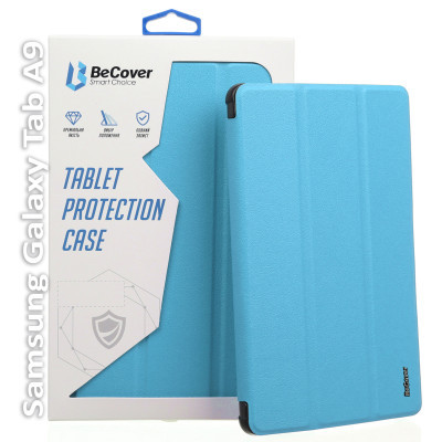 Чехол для планшета BeCover Smart Case Samsung Tab A9 SM-X115 8.7" Blue (709906) Фото: Чехол для планшета BeCover Smart Case Samsung Tab A9 SM-X115 8.7" Blue (709906)