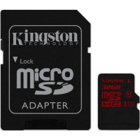 Карта памяти Kingston microSDHC 32GB Class 10 UHS-I U3 (SDCA3/32GB)
