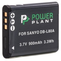 Аккумулятор PowerPlant Sanyo DB-L80, D-Li88 (DV00DV1289)