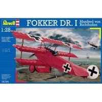 Сборная модель Revell Самолет Fokker Dr.I Richthofen 1:28 (4744)
