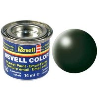 Аксессуары для сборных моделей Revell Краска темно-зеленая шелковисто-матовая 14ml (32363)