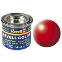 Аксессуары для сборных моделей Revell Краска светящаяся красная шелковисто-матовая 14ml (32332)