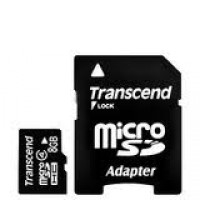 Карта памяти 8 Gb microSDHC, Transcend (TS8GUSDHC4)