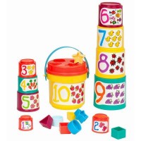 Игровой набор Battat Сортер-Пирамидка 2 в 1 (BT2408Z)