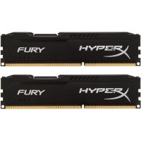 Модуль памяти DDR3 8GB (2x4GB) 1866 MHz LoFury Black Kingston (HX318LC11FBK2/8)