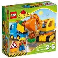 Конструктор LEGO Duplo Грузовик и гусеничный экскаватор (10812)