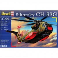Сборная модель Revell Тяжёлый транспортный вертолёт Sikorsky CH-53G 1:144 (4858)