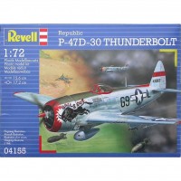 Сборная модель Revell Истребитель-бомбардировщик P-47 D Thunderbolt 1:72 (4155)