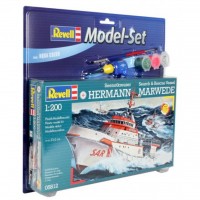 Сборная модель Revell Катер DGzRS Hermann Marwede 1:200 (65812)