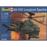 Сборная модель Revell Вертолет AH-64D Longbow Apache 1:144 (4046)