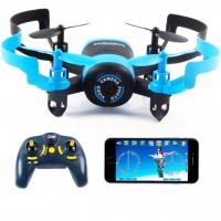 Квадрокоптер JXD 512W blue 90мм WiFi камера (45097)