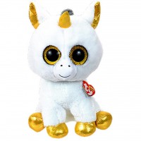 Мягкая игрушка Ty Beanie Boo's Белый единорог Pegasus 25 см (36825)