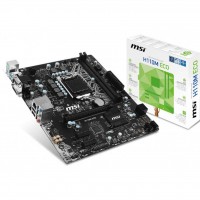 Материнская плата 1151 (H110) MSI H110M ECO, H110, 2xDDR4, Int.Video(CPU), 4xSATA3, 1xPCI-E 16x, 2xPCI-E 1x, ALC887, I219V, 4xUSB3.0/6xUSB2.0, mATX