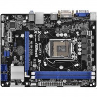 Материнская плата ASRock 1155 H61M-DGS_R2.0, H61 2xDDR3, VGA-DVI, mATX