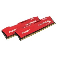 Модуль памяти 16Gb x 2 (32Gb Kit) DDR4, 2133 MHz, Kingston HyperX Fury Red, 14-14-14, 1.2V, с радиатором (HX421C14FRK2/32)