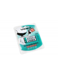 Аккумулятор AAA, 800 mAh, Videx, 2 шт, 1.2V, Blister