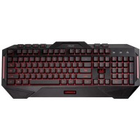 Клавиатура ASUS Cerberus USB Black UKR (90YH00R1-B2QA00)