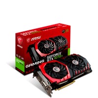 Видеокарта GeForce GTX1070Ti OC, MSI, GAMING, 8Gb DDR5, 256-bit, DVI/HDMI/3xDP, 1683/8008 MHz, 6-pin + 8-pin (GTX 1070 Ti GAMING 8G)