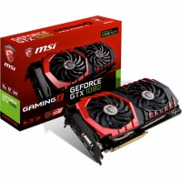Видеокарта GeForce GTX1080 OC, MSI, GAMING X, 8Gb DDR5X, 256-bit, DVI/HDMI/3xDP, 1847/10108 MHz (GTX 1080 GAMING X 8G)