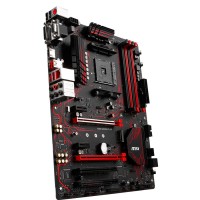 Материнская плата AM4 (B350) MSI B350 GAMING PLUS, B350, 4xDDR4, CrossFire, Int.Video(CPU), 4xSATA3, 1xM.2, 1xPCI-E 16x 3.0, 1xPCI-E 16x 2.0, 2xPCI-E 1x 2.0, 2xPCI, ALC892, RTL8111H, 8xUSB3.1/6xUSB2.0, VGA/DVI/HDMI, ATX