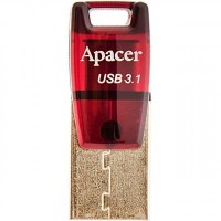 USB флеш накопитель Apacer 32GB AH180 Red Type-C Dual USB 3.1 (AP32GAH180R-1)