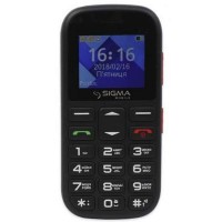 Мобильный телефон Sigma Comfort 50 Mini5 Black Red (4827798337516)