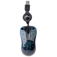 Мышь A4Tech N-60F-3 green dot, USB V-TRACK