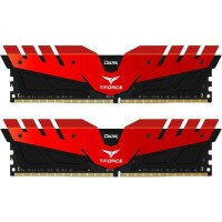 Модуль памяти для компьютера DDR4 32GB (2x16GB) 3200 MHz T-Force Dark Red Team (TDRED432G3200HC16CDC01)