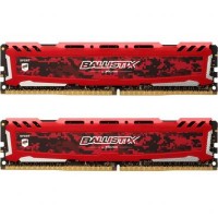 Модуль памяти для компьютера DDR4 16GB (2x8GB) 3200 MHz Ballistix Sport Red MICRON (BLS2K8G4D32AESEK)