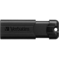 USB3.0 Flash Drive 64 Gb VERBATIM STORE'N'GO PINSTRIPE BLACK 49318