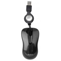 Мышь A4Tech D-60F-2 USB CR USB Holeless