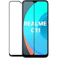 Стекло защитное PowerPlant Full screen Realme C11, Black (GL609260)