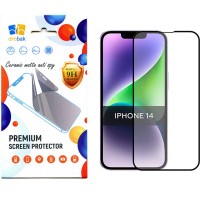 Стекло защитное Drobak Matte Ceramics Anty Spy Apple iPhone 14 Pro (535330)