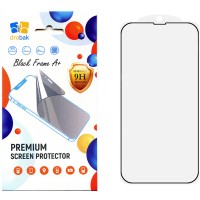 Стекло защитное Drobak Apple iPhone 15 Black Frame A+ (292901)