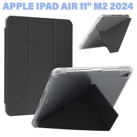 Чехол для планшета BeCover Ultra Slim Origami Transparent Apple iPad Air 11" M2/M3 (2024/2025) Black (711389)