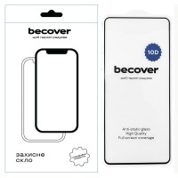 Стекло защитное BeCover Realme C67 4G 10D Black (711345)