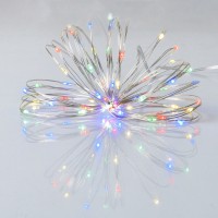 Гирлянда YES! Fun Нить на медной проволоке 60 LED Разноцветная 6 м Статичная На батарейках (975031)