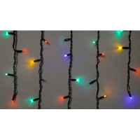 Гирлянда Delux ICICLE flash 75LED 2 х 0.7 м мульти/черный IP44 EN (90012955)