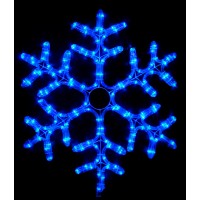 Гирлянда Delux Motif flash Snowflake 55 см синий IP44 EN (90012964)