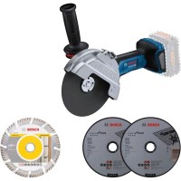 Шлифовальная машина Bosch GWS 182P 125 мм 18V, 2800-9000об/мин, 1.7кг (без АКБ и ЗУ) (0.601.9H6.L01)