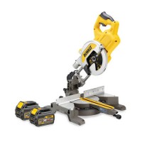 Торцовочная пила DeWALT 54В XR FLEXVOLT Li-Ion, 216х30 мм, XPS, 15 кг, 2x6Ah, TSTAK (DCS777T2)