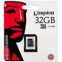 Карта памяти 32Gb microSDHC Kingston Class4 (без адаптера) SDC4/32GBSP